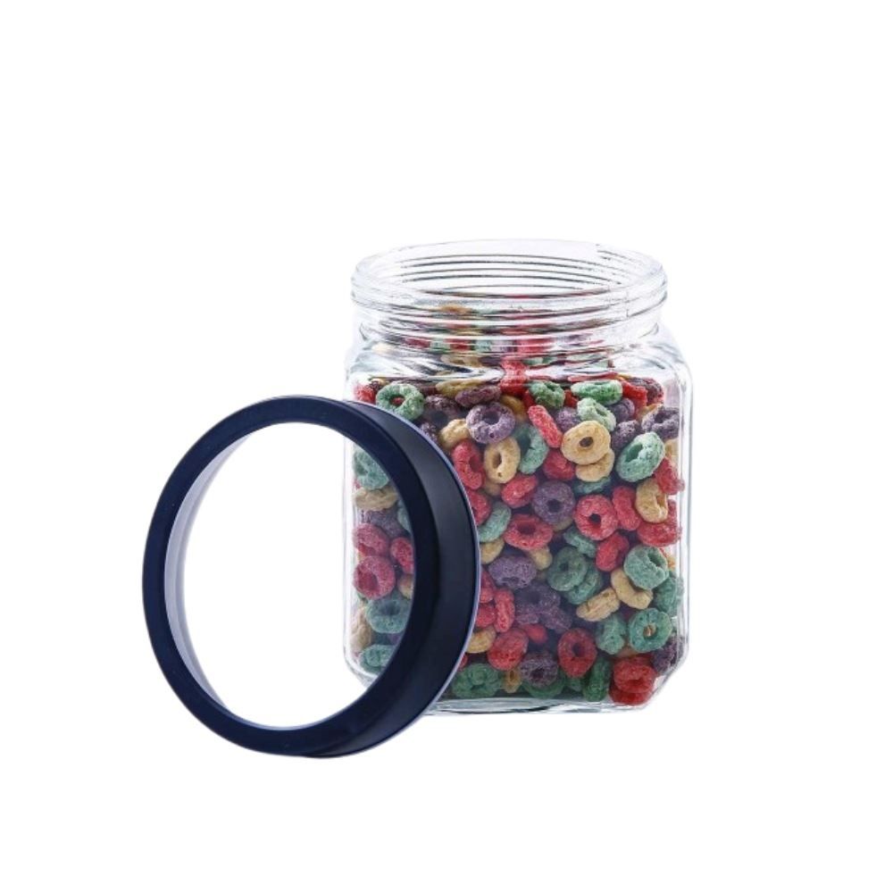 Pote De Vidro Com Tampa Gastro Lyor 1,2L - Preto