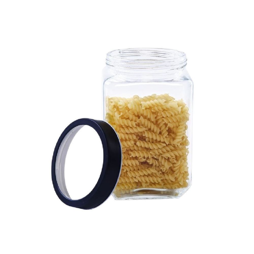 Pote De Vidro Com Tampa Gastro Lyor 1,7L - Preto