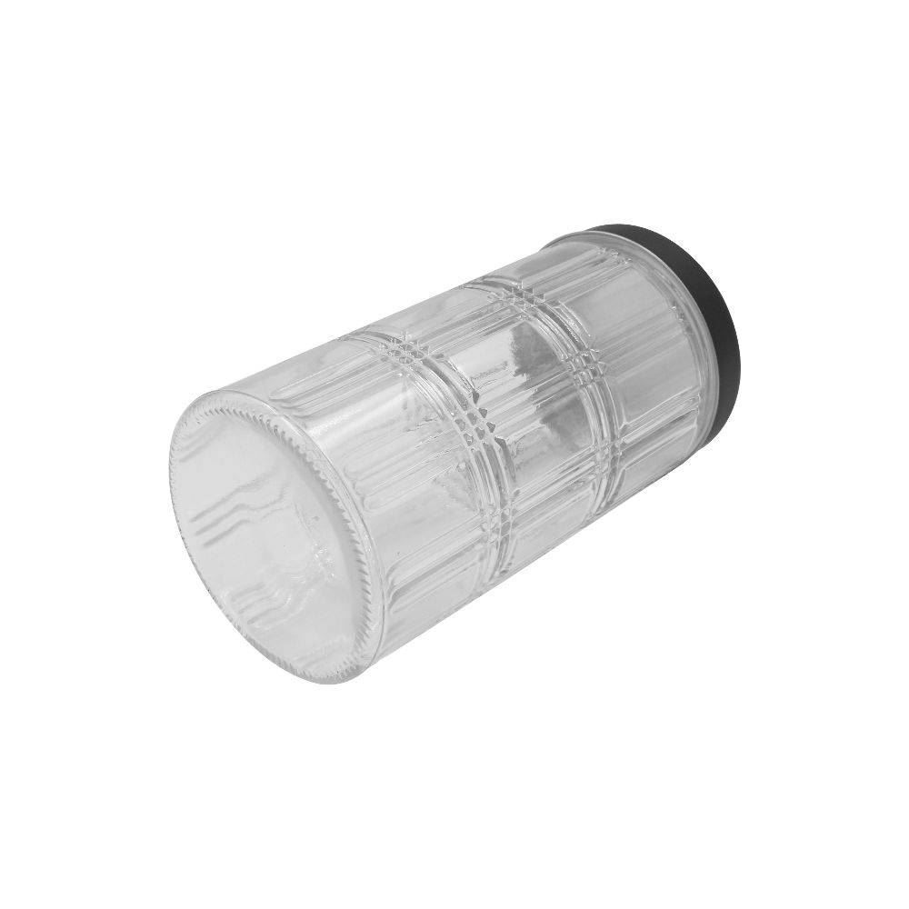 Pote De Vidro Com Tampa Havan Casa 1,7 Litro - Preto