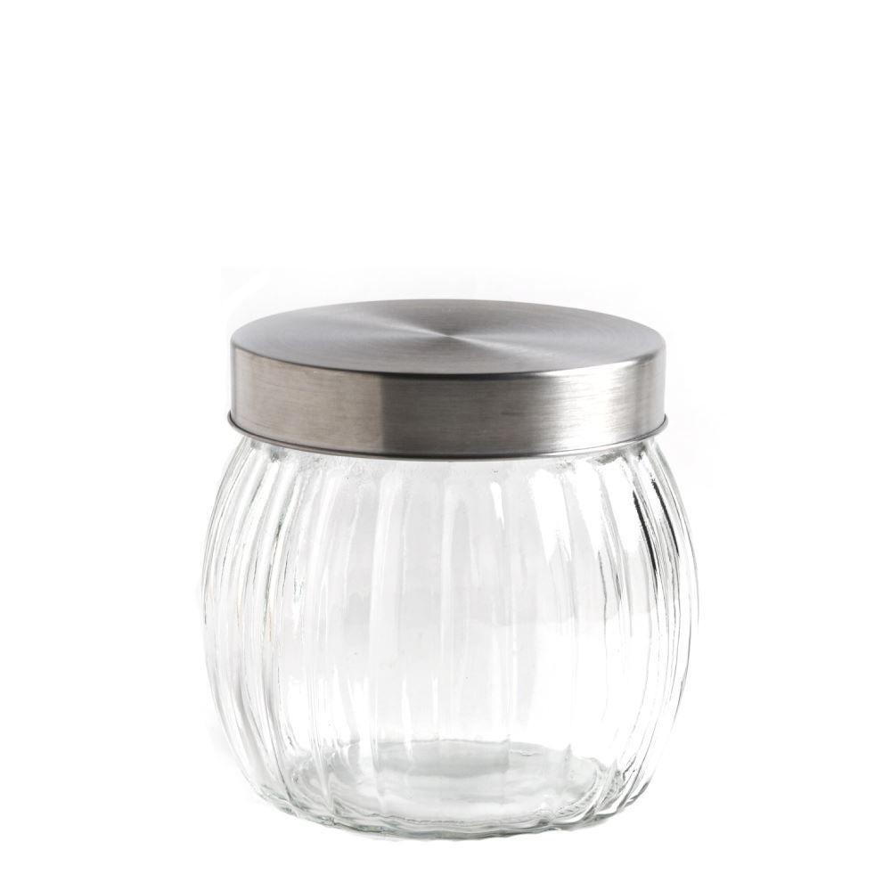 Pote De Vidro Redondo Com Tampa Havan Casa - 800ml