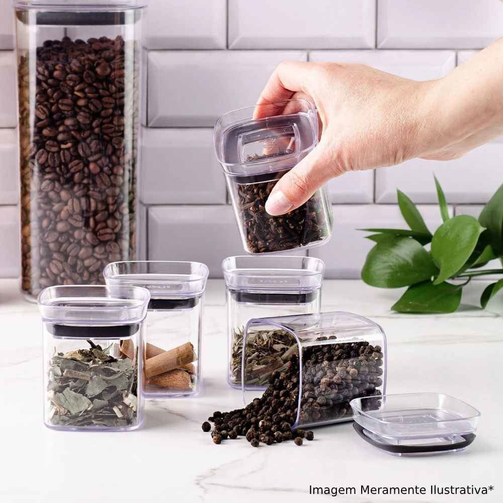 Pote Hermético Para Condimentos Block Ou 150Ml - Transparente 