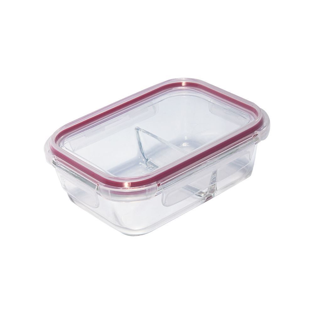 Pote Hermético Com Divisória Havan Casa 600Ml - Vidro