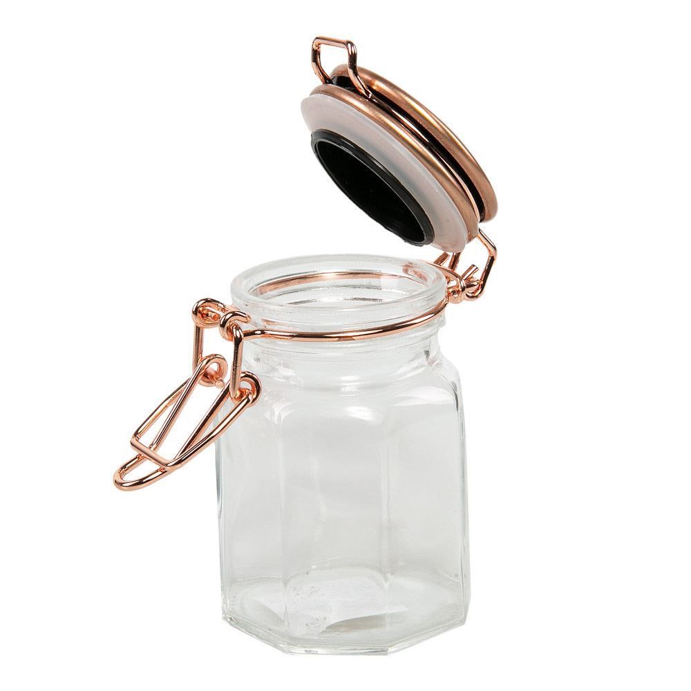Pote Hermético Com Tampa De Metal Lyor 100Ml - Rose Gold