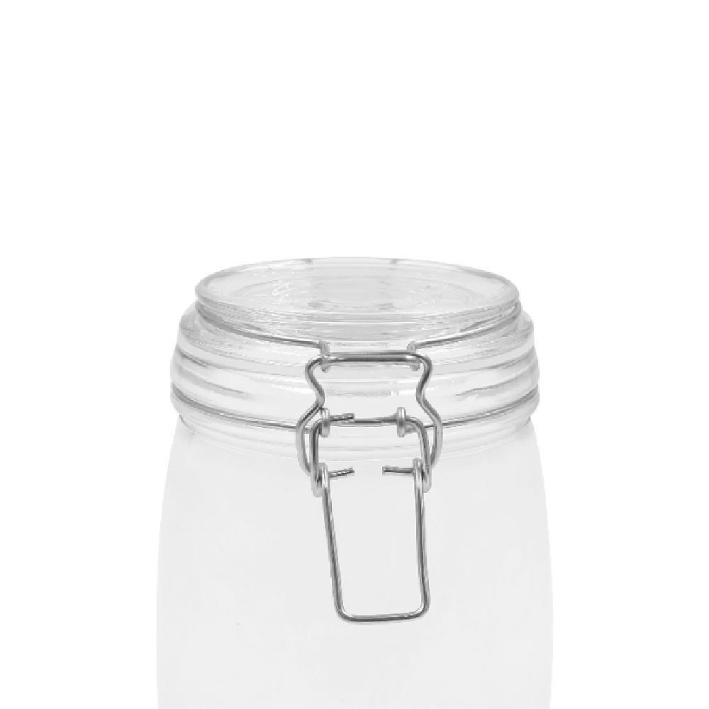 Pote Hermético De Vidro Redondo Havan Casa 1 Litro - Transparente
