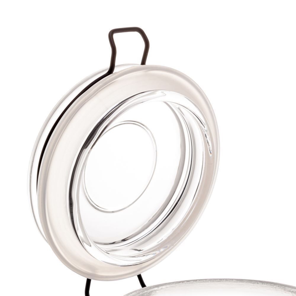 Pote Hermético Quadrado Lyor 1,3 Litros - Preto