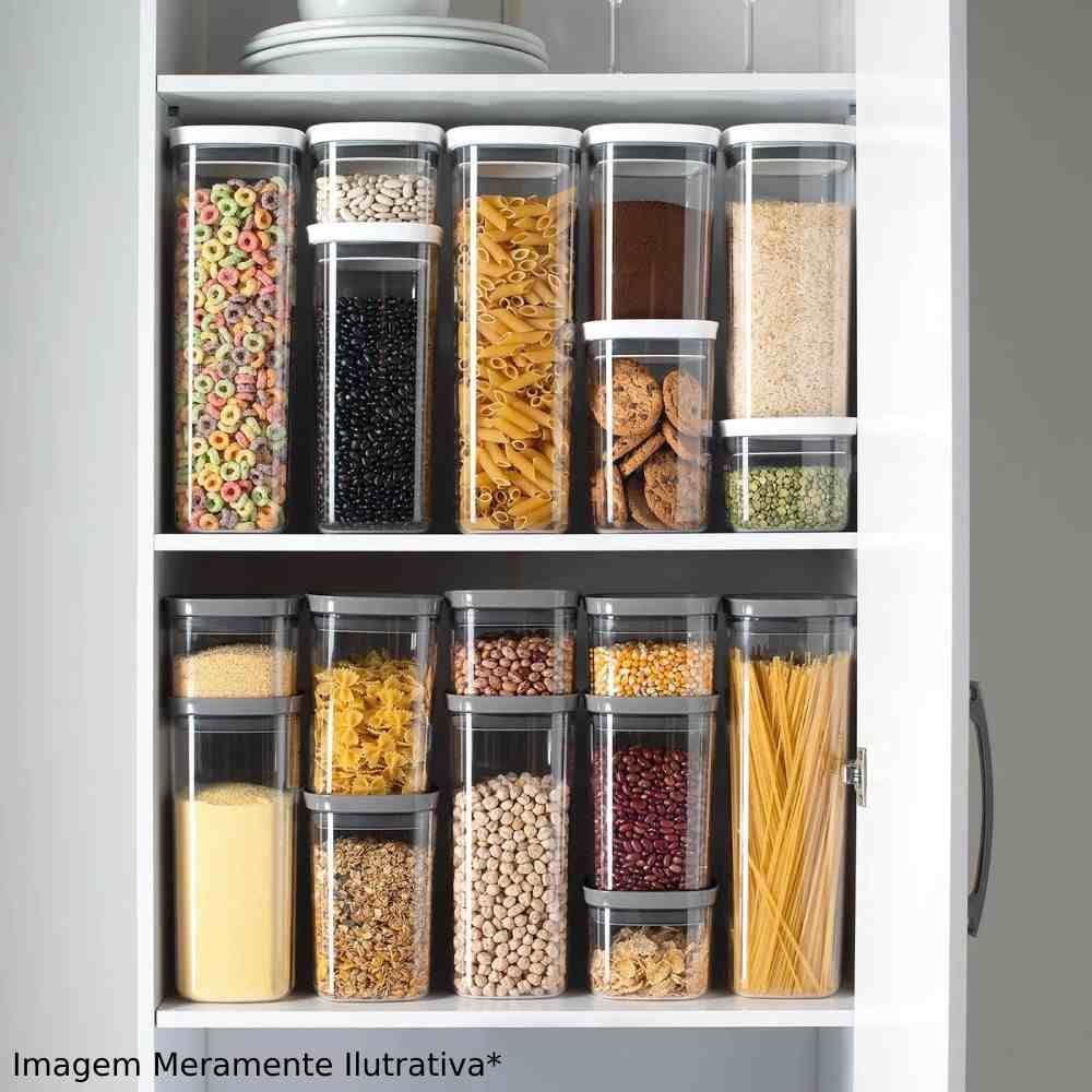 Pote Hermético Block Ou 1,5 Litros - Natural