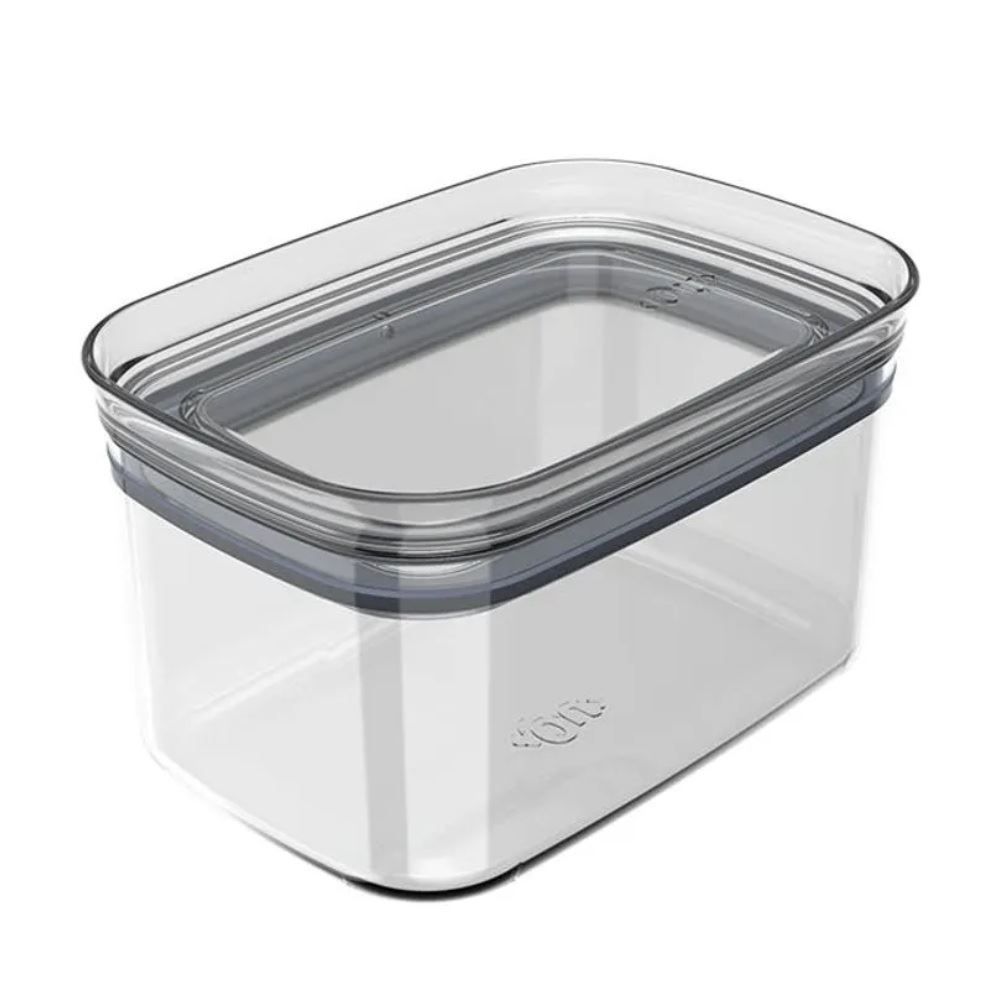 Pote Hermético Retangular Block Ou 650Ml - Natural