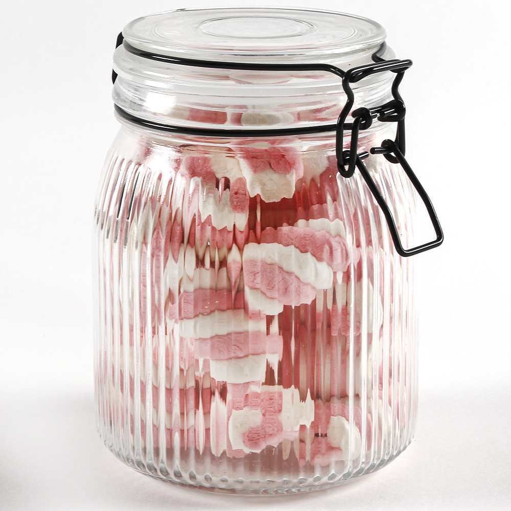 Pote Hermético Redondo Riviera Allmix 1 Litro - Vidro