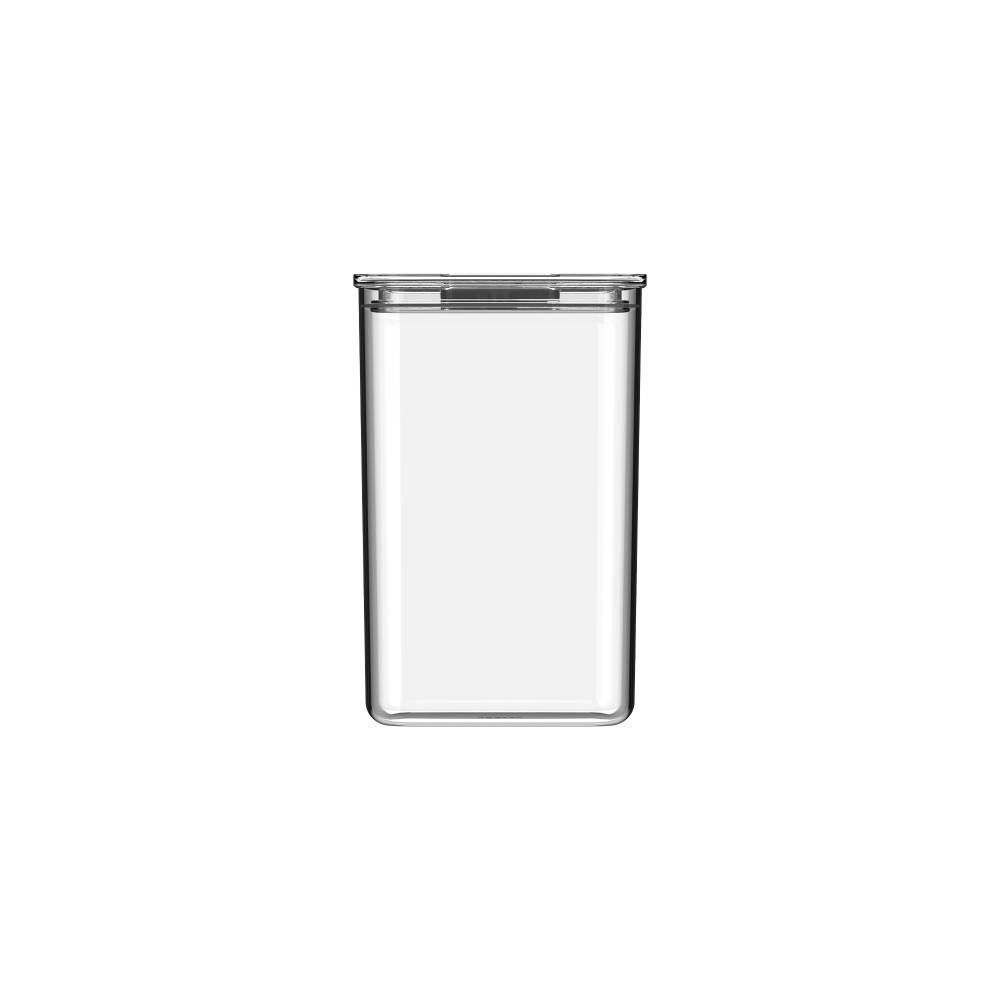 Pote Hermético Retangular Duo Lock 2,3 Litros Ou - Transparente