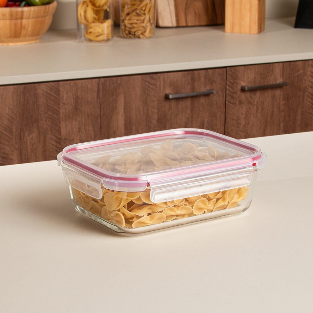 Pote Hermético Retangular Havan Casa 1,5 Litros - Vidro