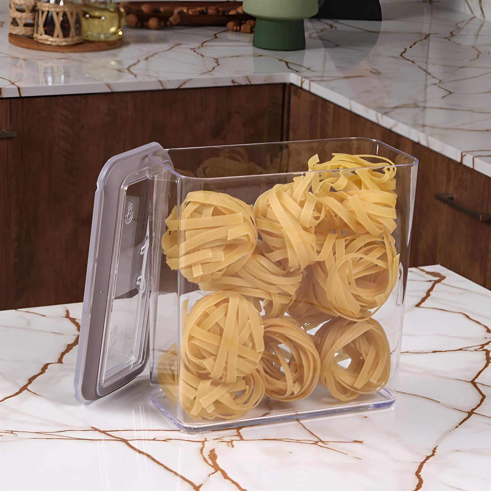 Pote Hermético Retangular Modo Coza 2,7 Litros - Transparente