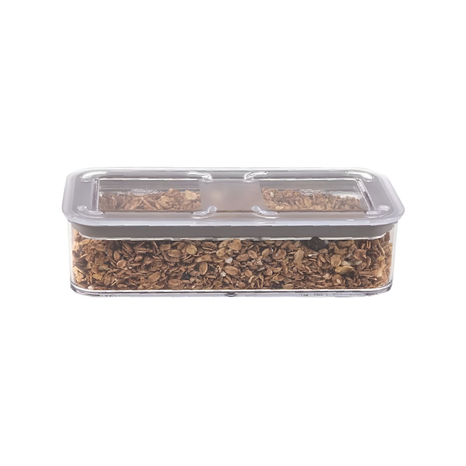 Pote Hermético Retangular Modo Coza 530Ml - Transparente