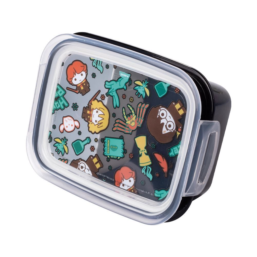 Pote Marmita com Trava Harry Potter Plasútil 630Ml - Preto