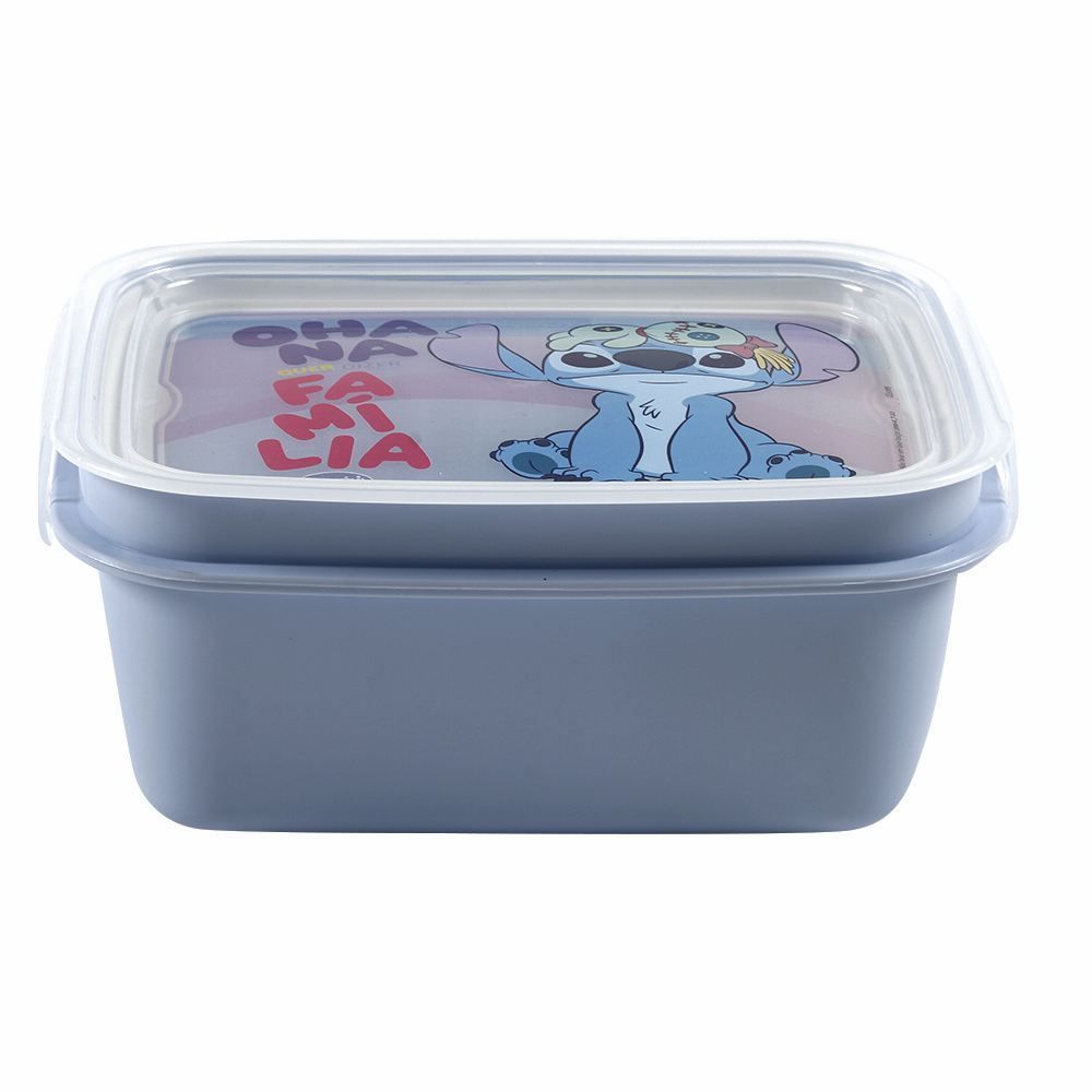Pote Marmita Com Trava Stitch Plasútil 850Ml - Stitch