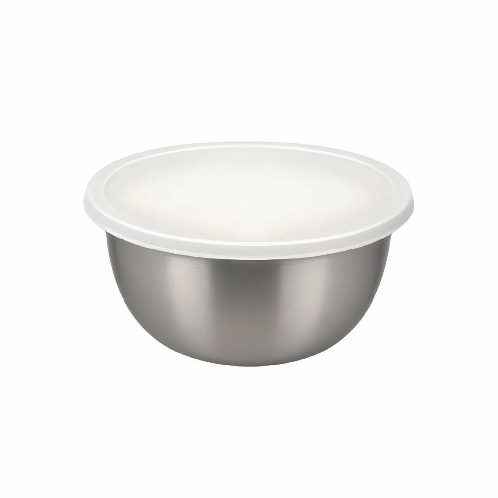 Pote Redondo Com Tampa Havan Casa 1,5 Litros  - Aço Inox