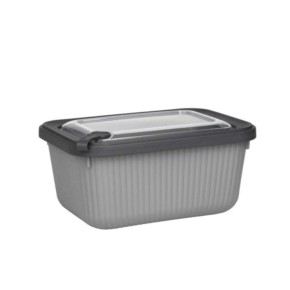 Pote Retangular Camerata Havan Casa 1,500Ml - Cinza