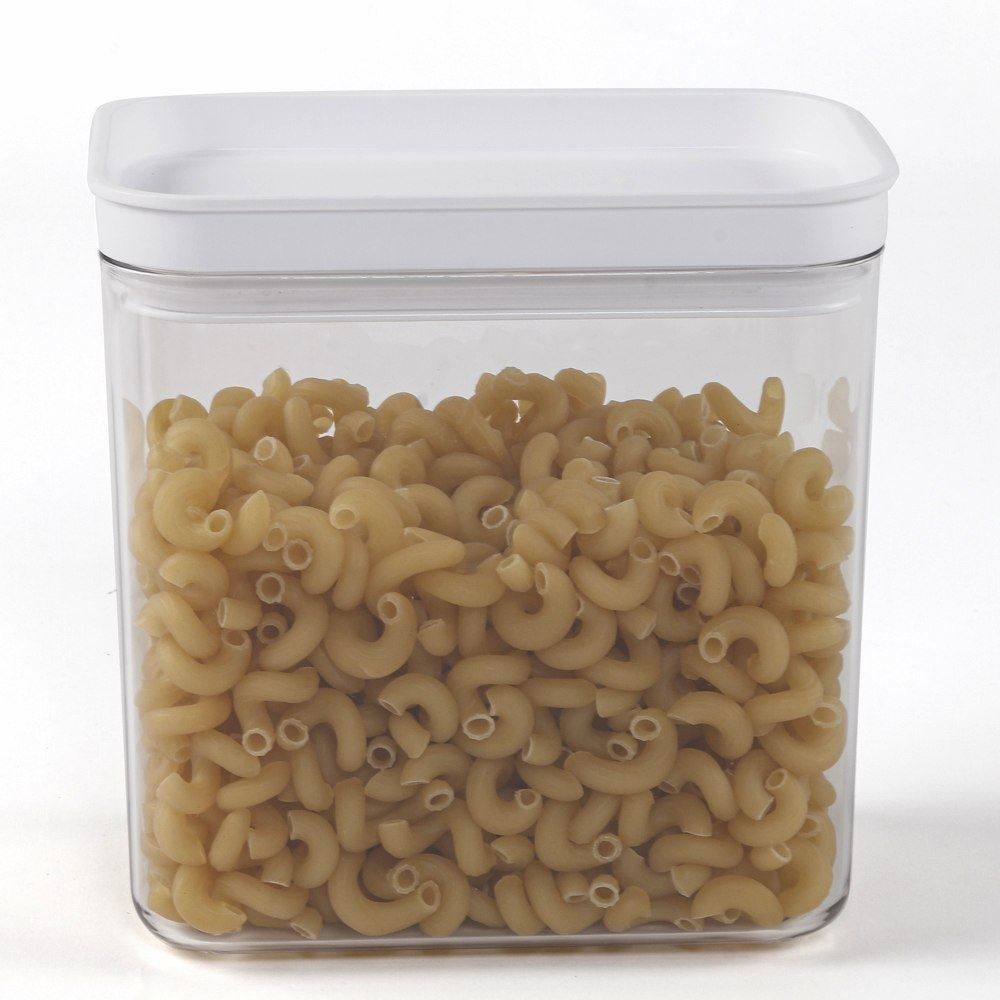 Pote Retangular Hermético Havan Casa 1,97 Litros - Transparente e Branco