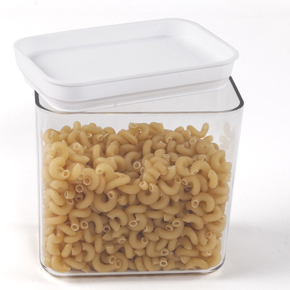 Pote Retangular Hermético Havan Casa 1,97 Litros - Transparente e Branco