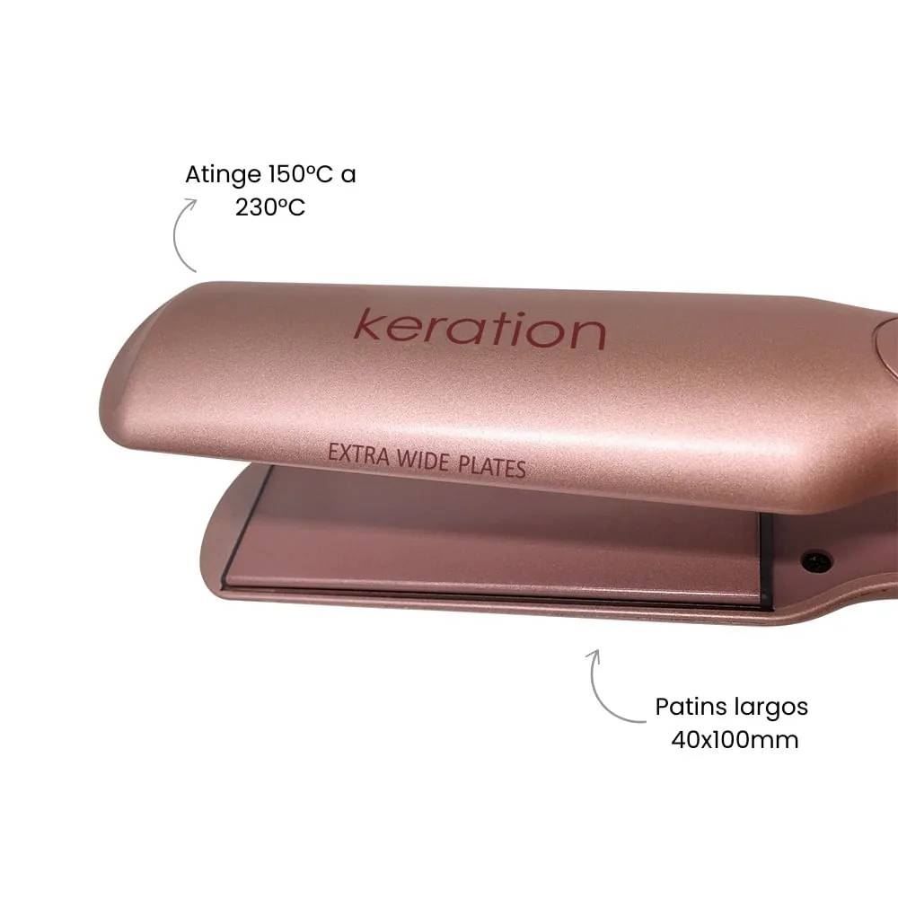 Prancha Para Cabelos Gama Italy X-Wide Keration Pro - Bivolt