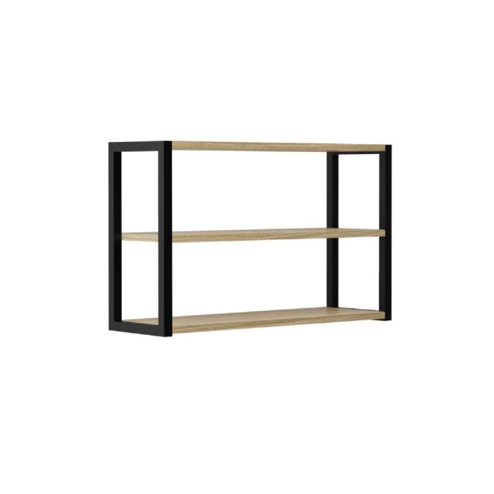 Prateleira 3 Niveis 64X20x40cm Nogueira Berlim Prat-K - Madeira