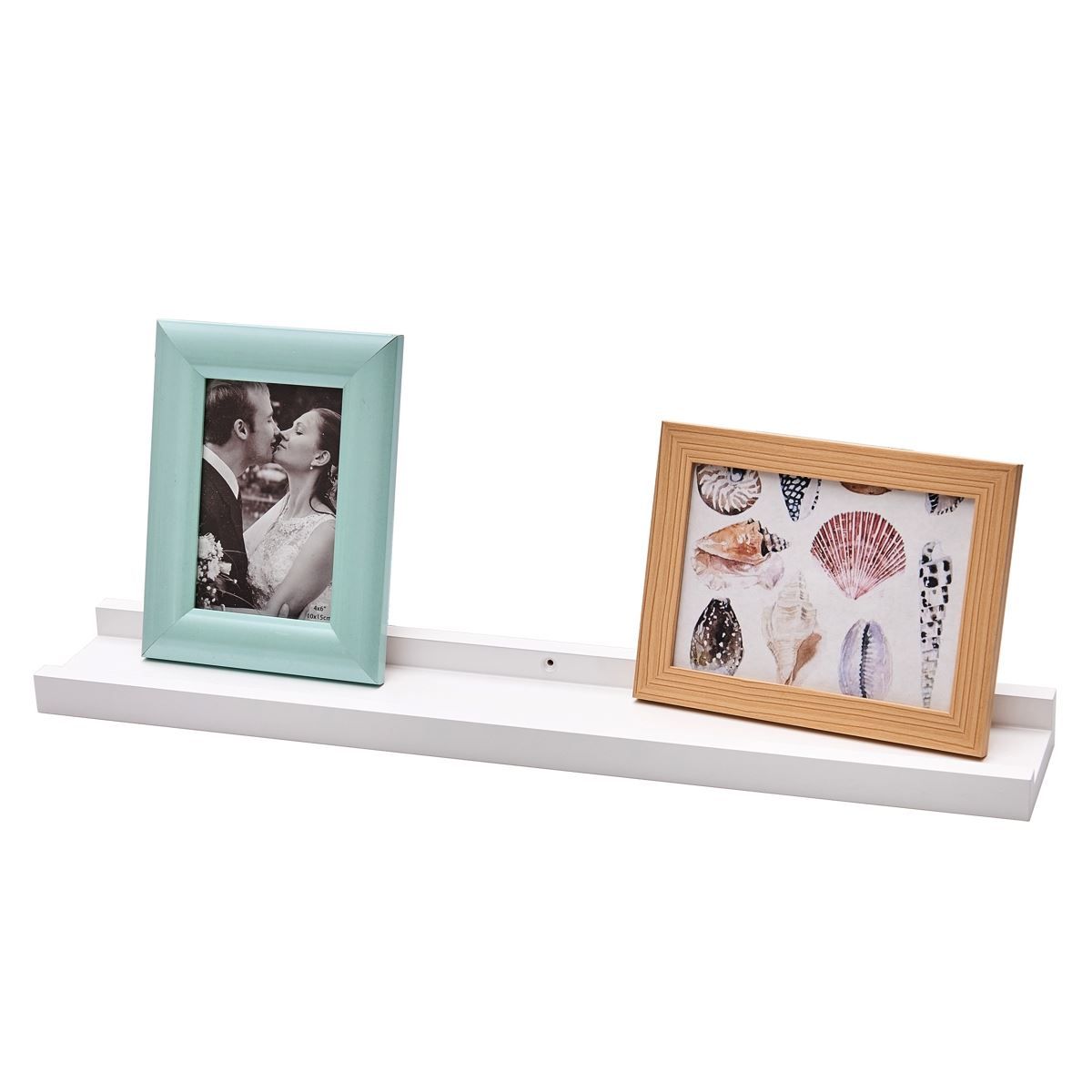 Prateleira Para Quadros 60Cm Madeira Mdf Ferbatke - Branco