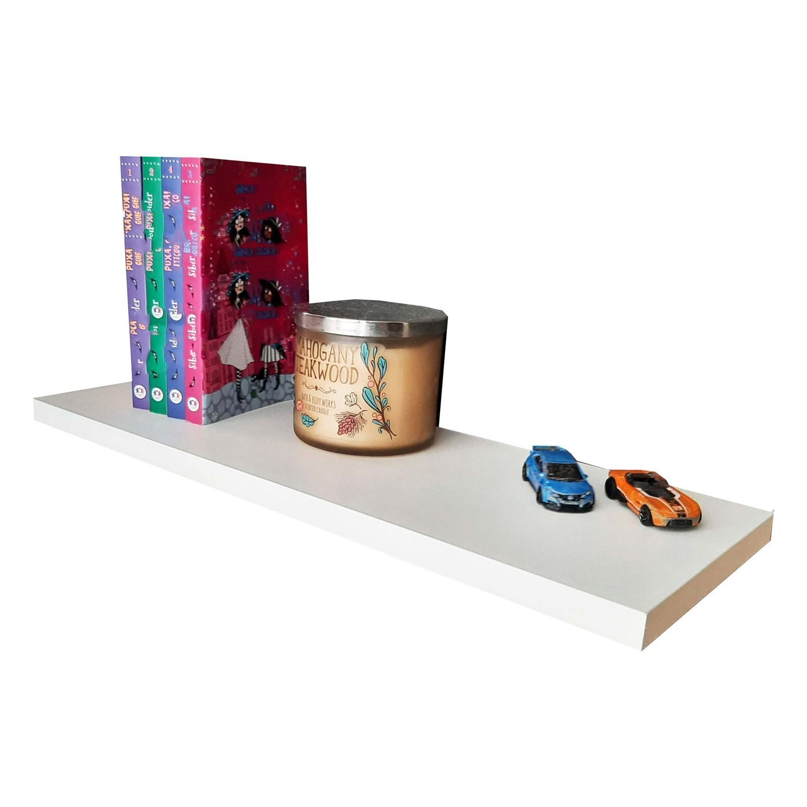 Prateleira Reta Em Mdf 50X20cm Laca Jpf 213 - Branco