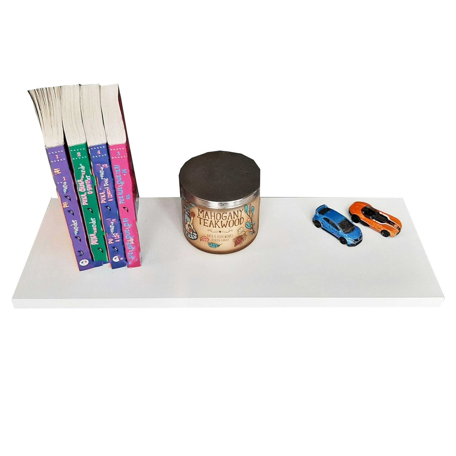 Prateleira Reta Em Mdf 50X20cm Laca Jpf 213 - Branco