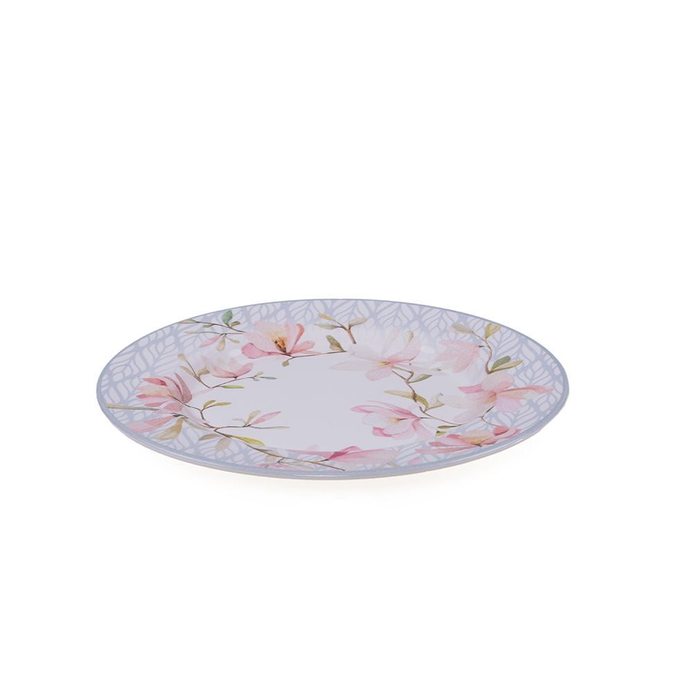 Prato De Sobremesa Alleanza Floral 20Cm - Cerâmica