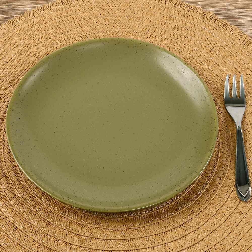 Prato De Sobremesa Coupe Organic Olive - Verde