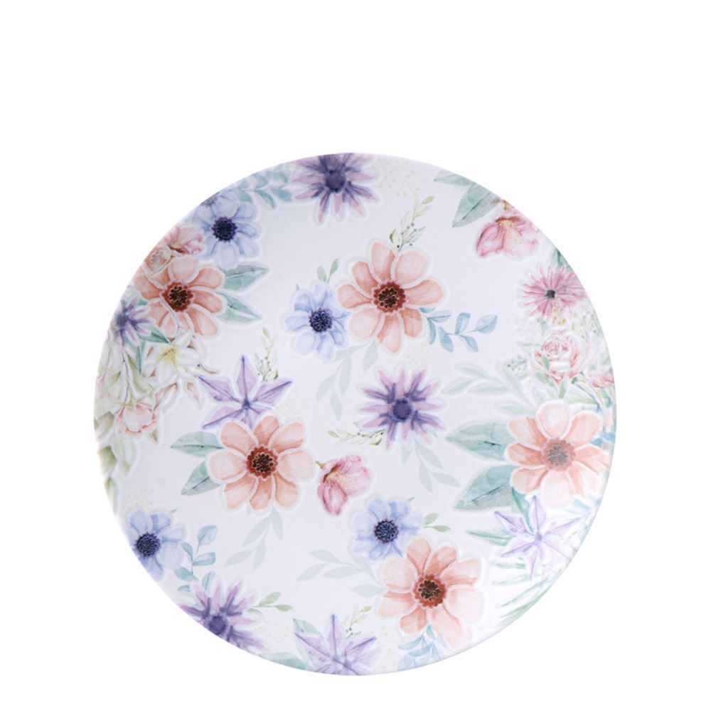 Prato De Sobremesa Floratta Tramontina 21Cm - Porcelana
