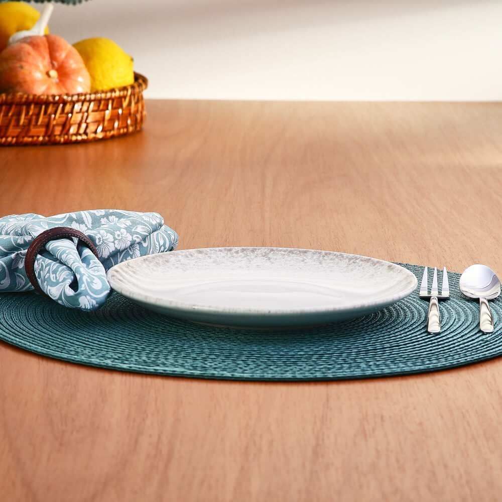 Prato De Sobremesa Ivy Bege Havan Casa 21Cm - Cerâmica