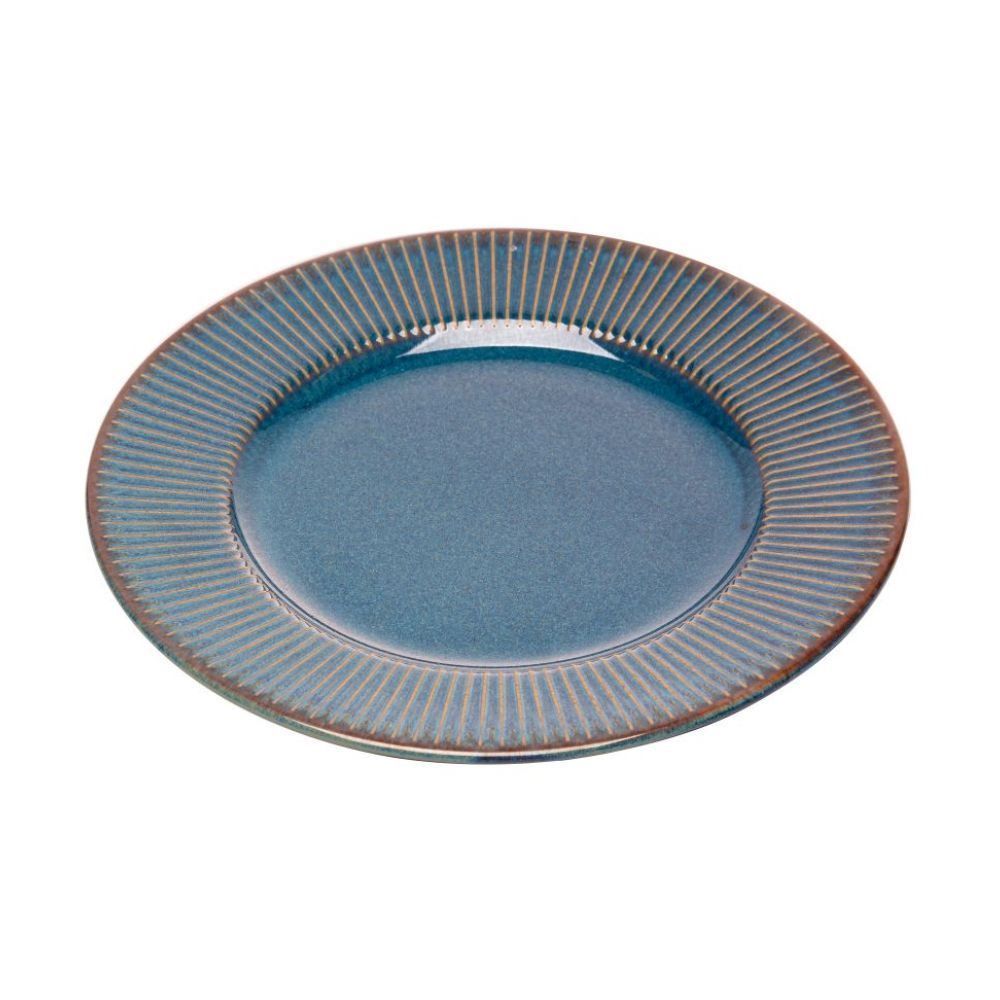 Prato De Sobremesa Linear Lyor 20 Cm - Azul