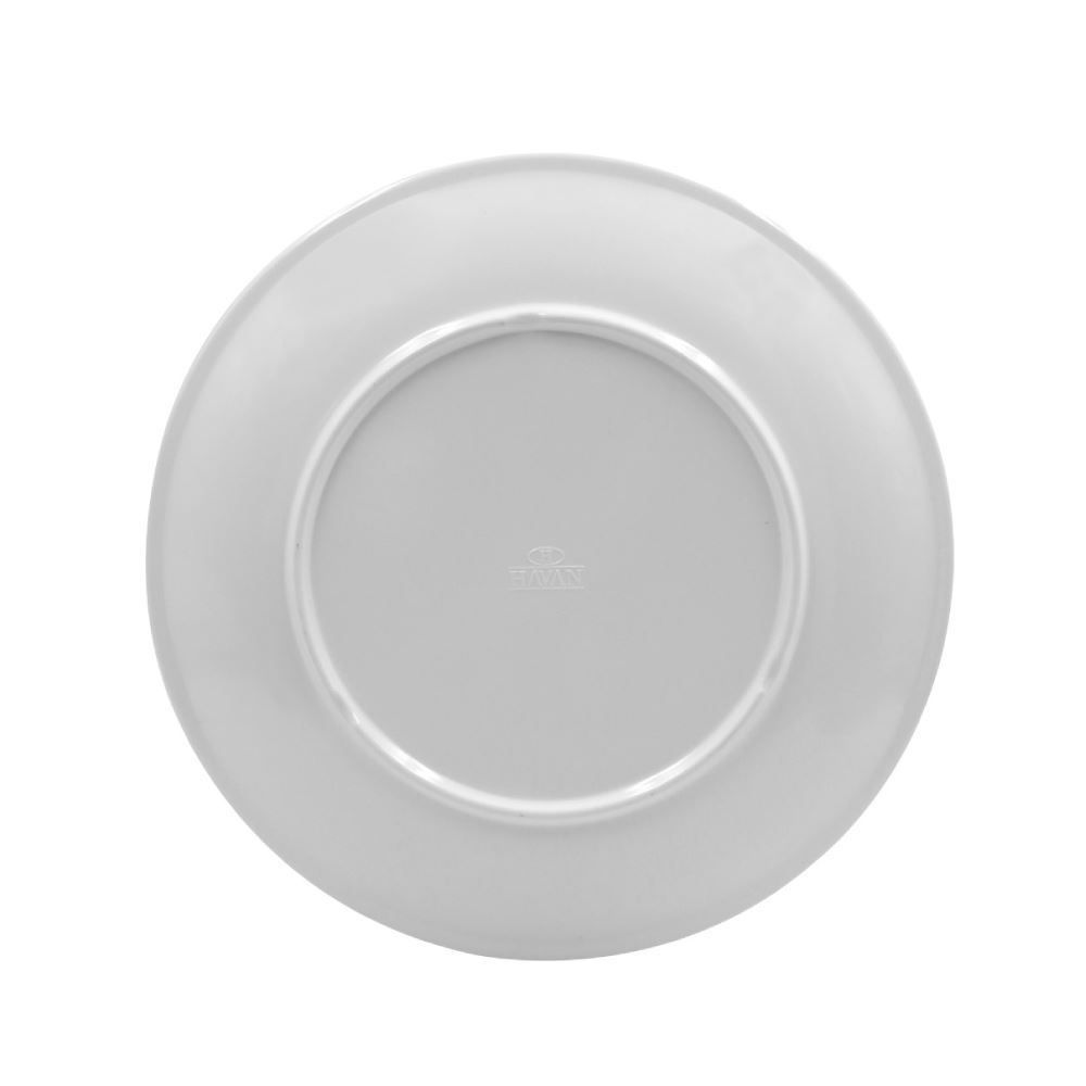 Prato de Sobremesa Melamina Diamond Havan Casa 20Cm - Branco