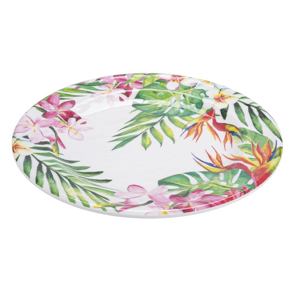 Prato De Sobremesa Melamina Havan Casa 20Cm - Tropical
