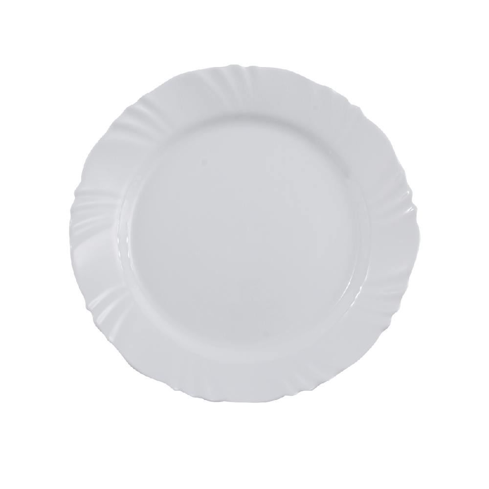 Prato De Sobremesa Pétala Nadir 19,5Cm - Branco