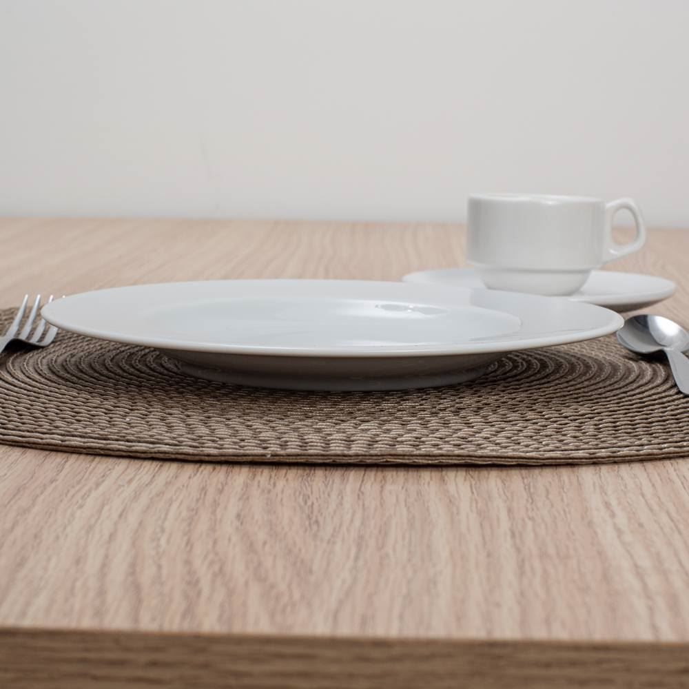 Prato De Sobremesa Tramontina Maria Augusta 21Cm - Porcelana Branca