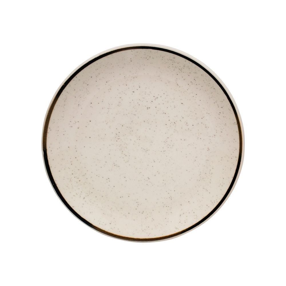 Prato De Sobremesa Unni Brisa Oxford 20 Cm - Bege