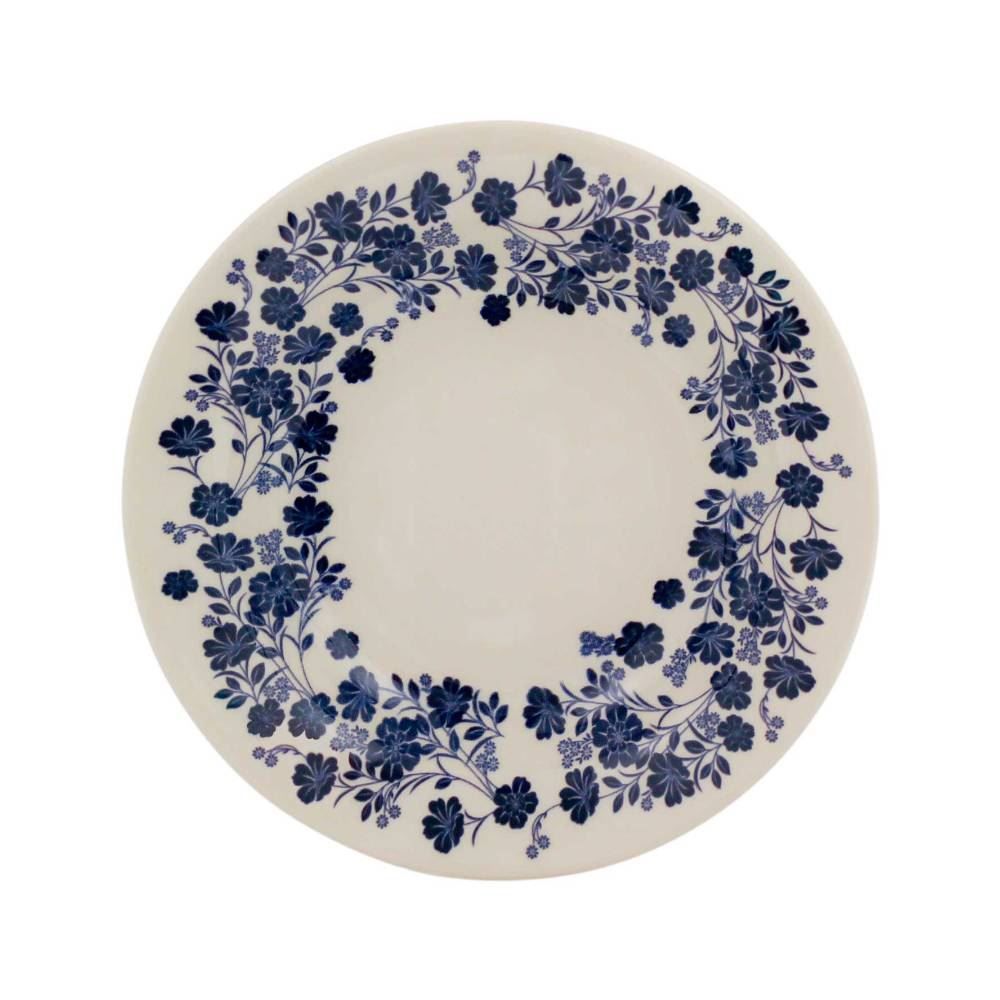 Prato Fundo 21,5Cm Donna Lizzie Nina Biona - Marinho