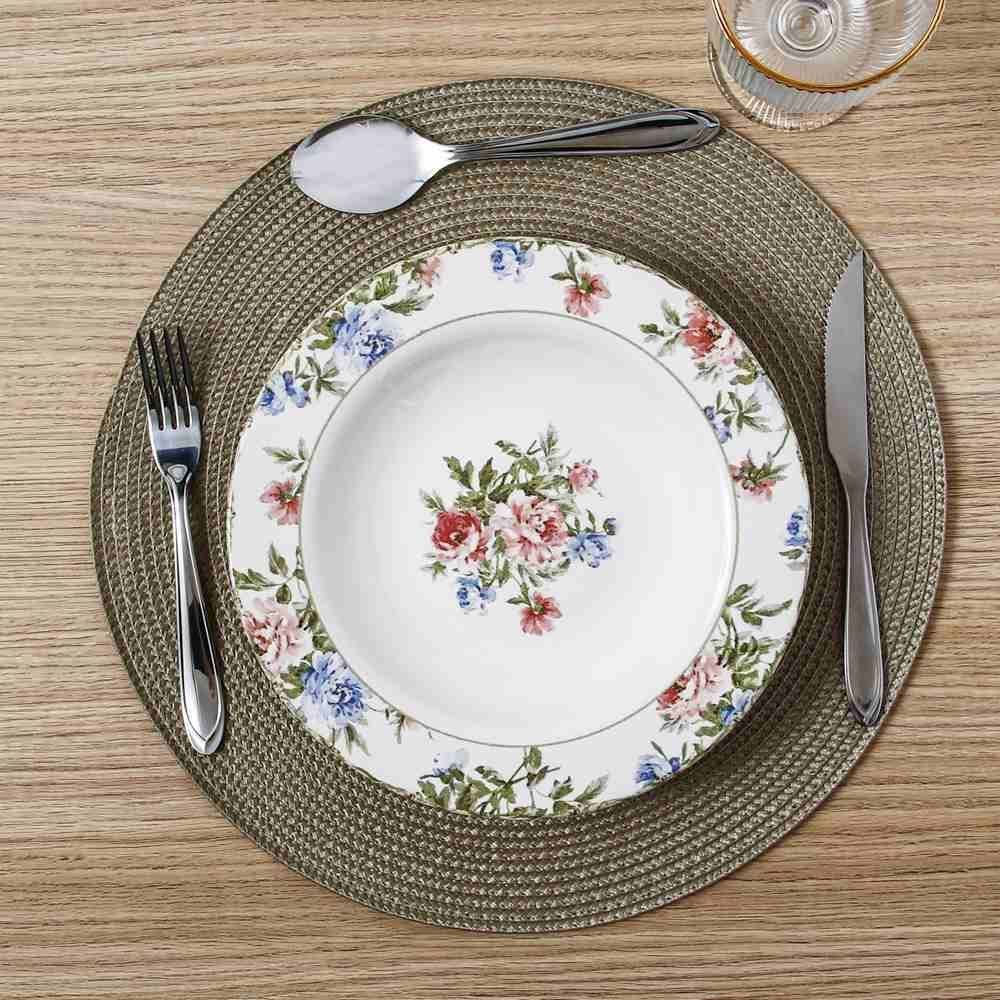 Prato Fundo Cerâmica Romântica 2 Havan Casa By Alleanza - 24,5 cm