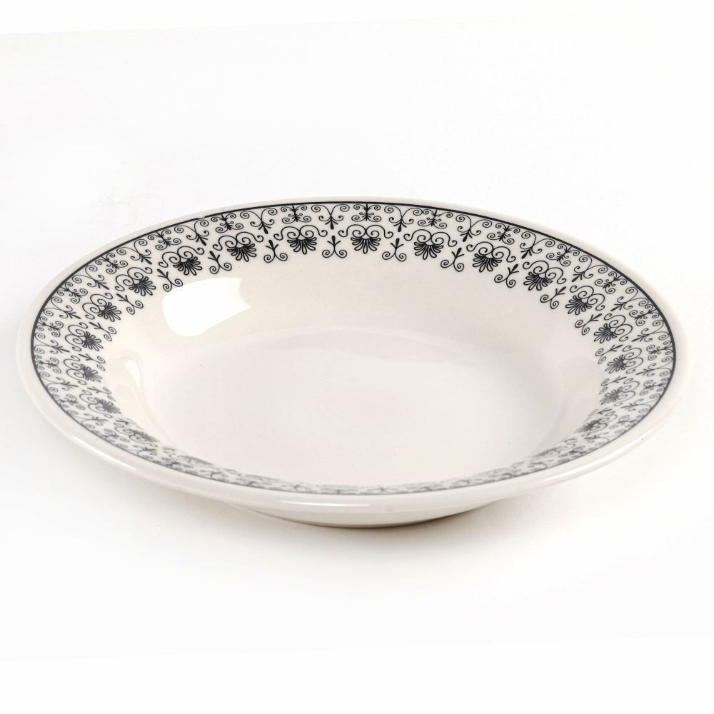 Prato Fundo Donna Renda 21,Cm - Cerâmica