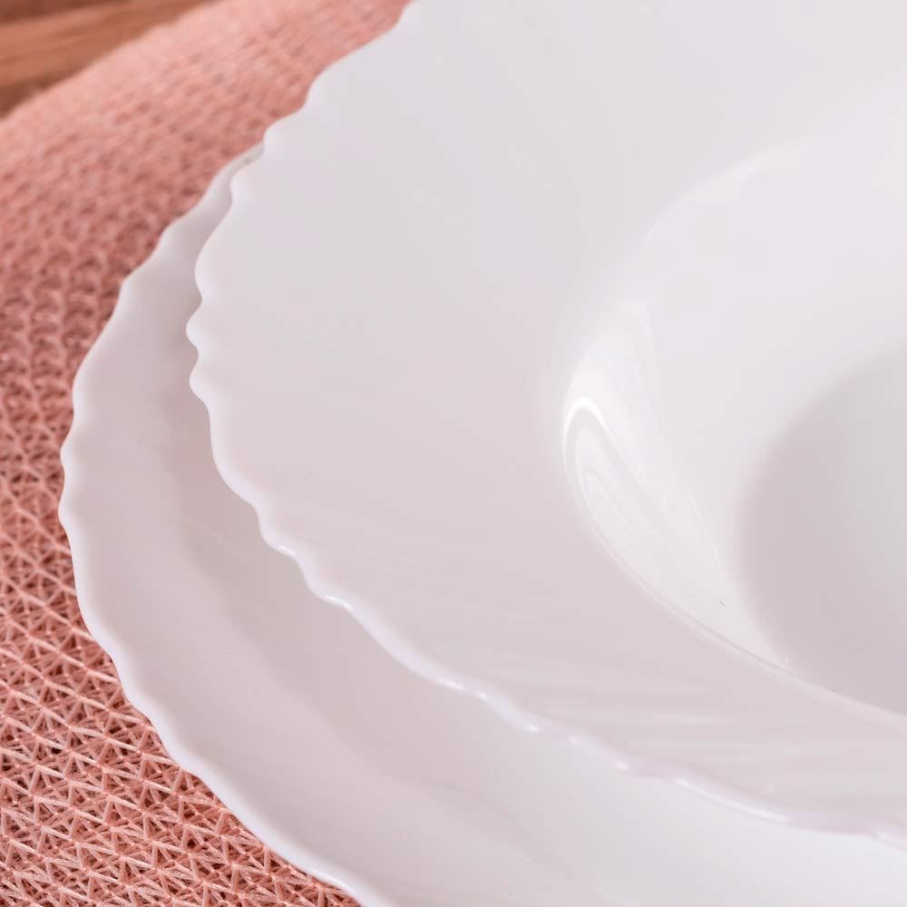 Prato Fundo Finecasa Marabella 22,5Cm - Opaline