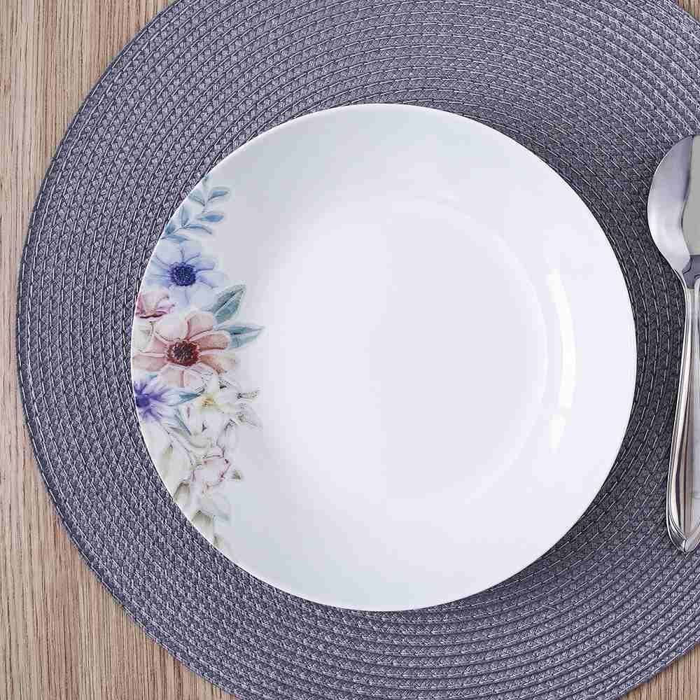 Prato Fundo Floratta Tramontina 22Cm - Porcelana