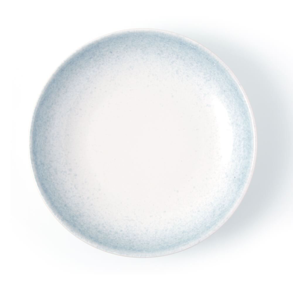 Prato Fundo Ivy Azul Havan Casa 21,5Cm - Cerâmica