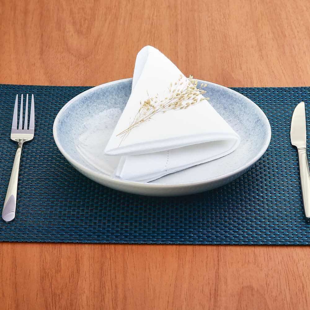 Prato Fundo Ivy Azul Havan Casa 21,5Cm - Cerâmica