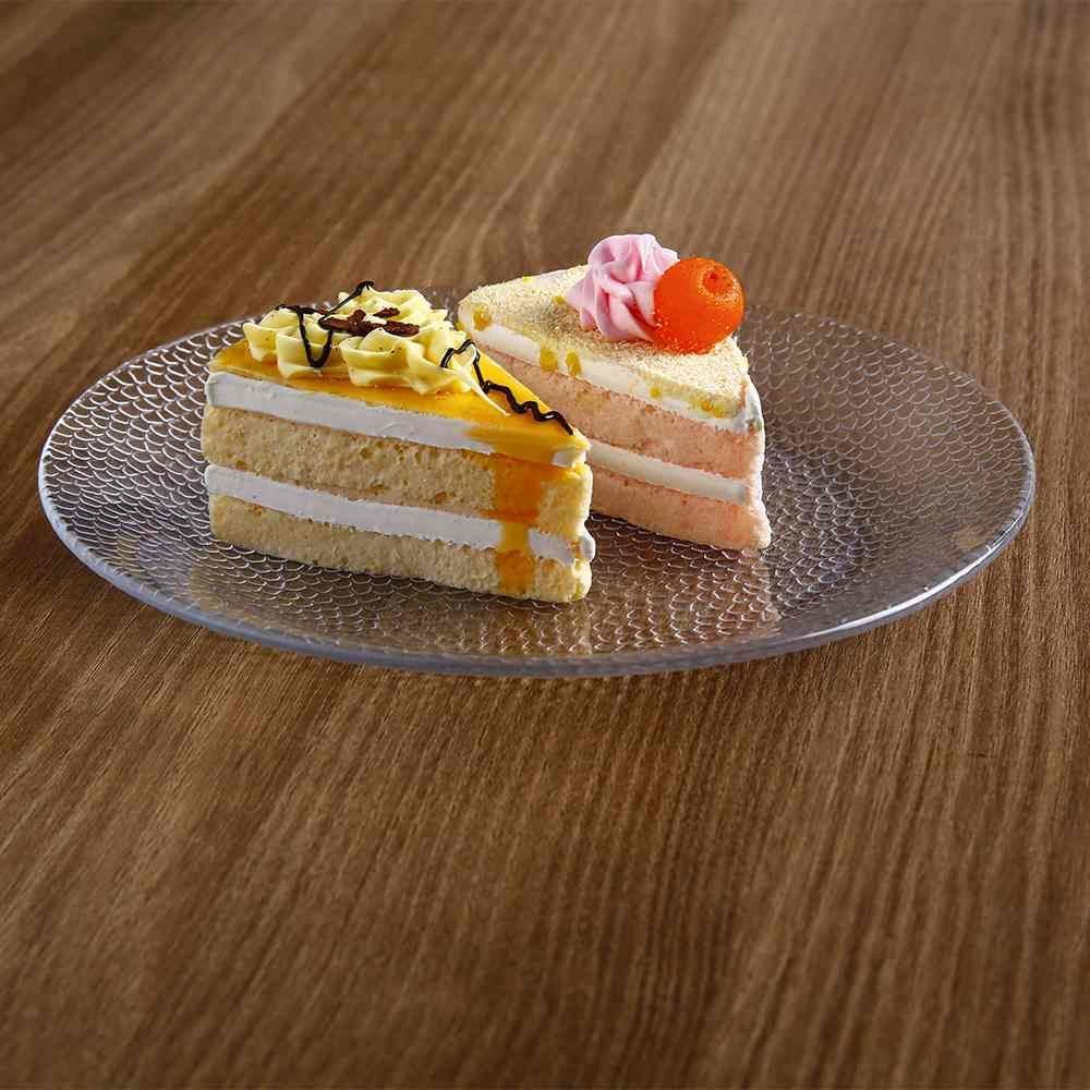 Prato De Sobremesa De Vidro Acqua Nadir 19Cm - Vidro