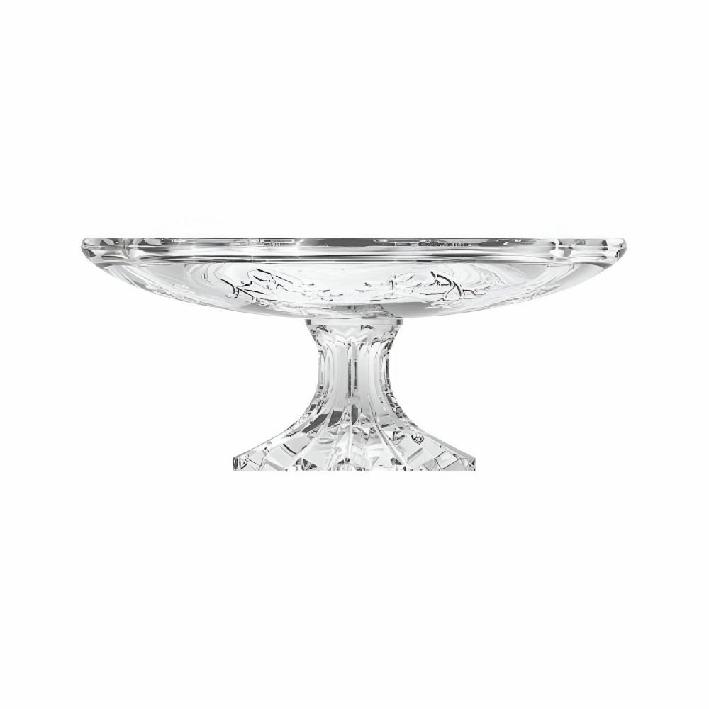 Prato Para Bolo Com Pé New Butterfly 27Cm - Cristal