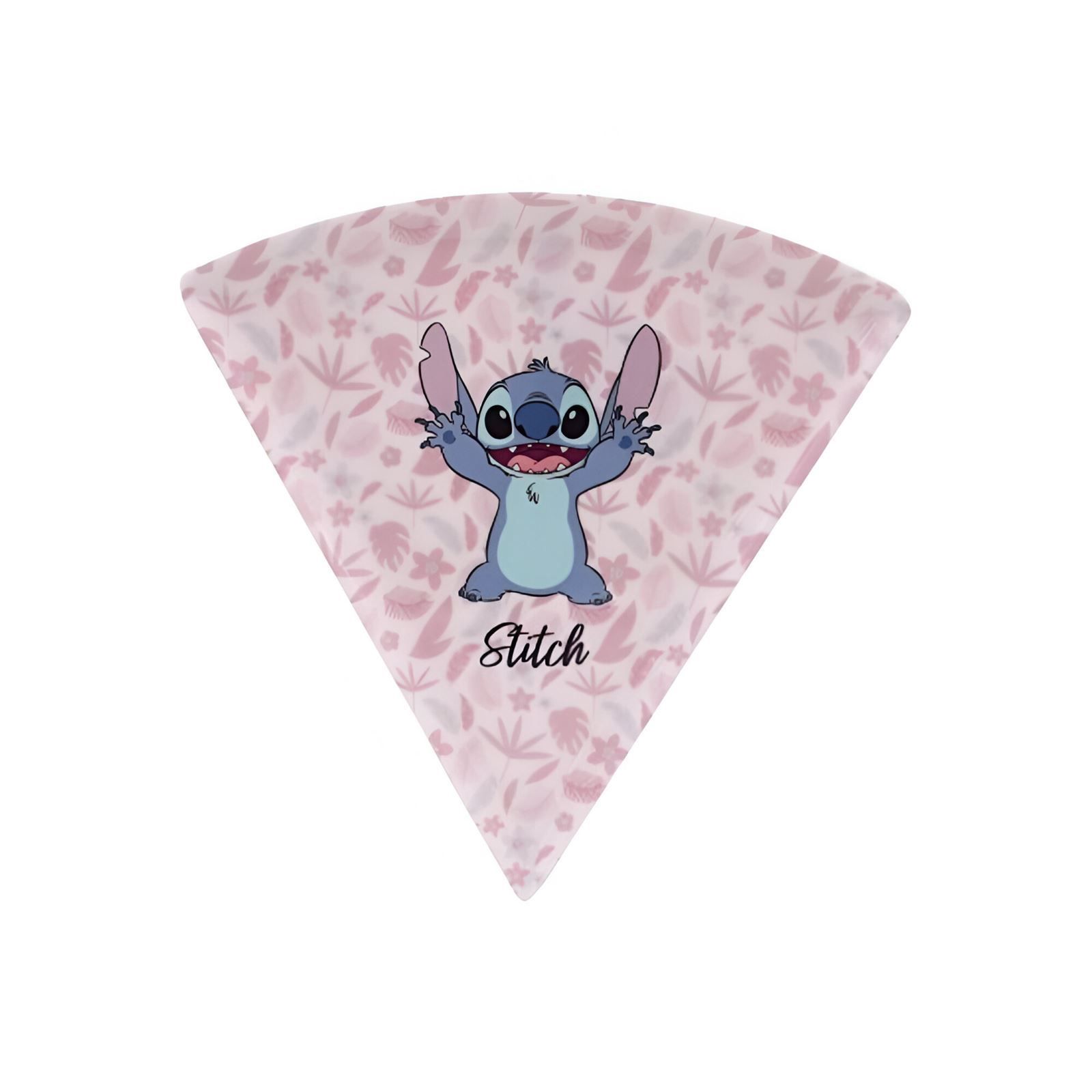 Prato Pizza Melamina Disney 22Cm - Stitch Folhagem 