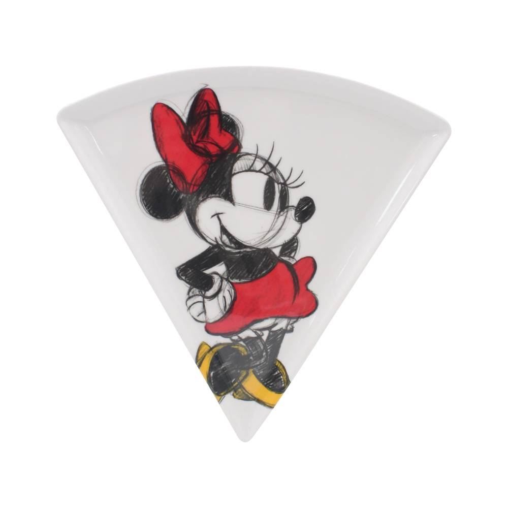 Prato Pizza Melamina Disney 22Cm - Minnie