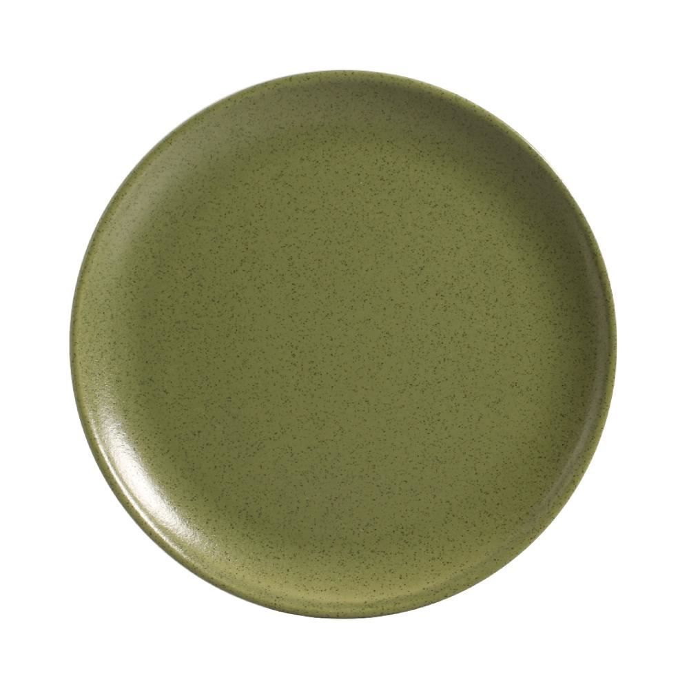 Prato Raso Coupe Organic Olive Alleanza 29Cm - Cerâmica