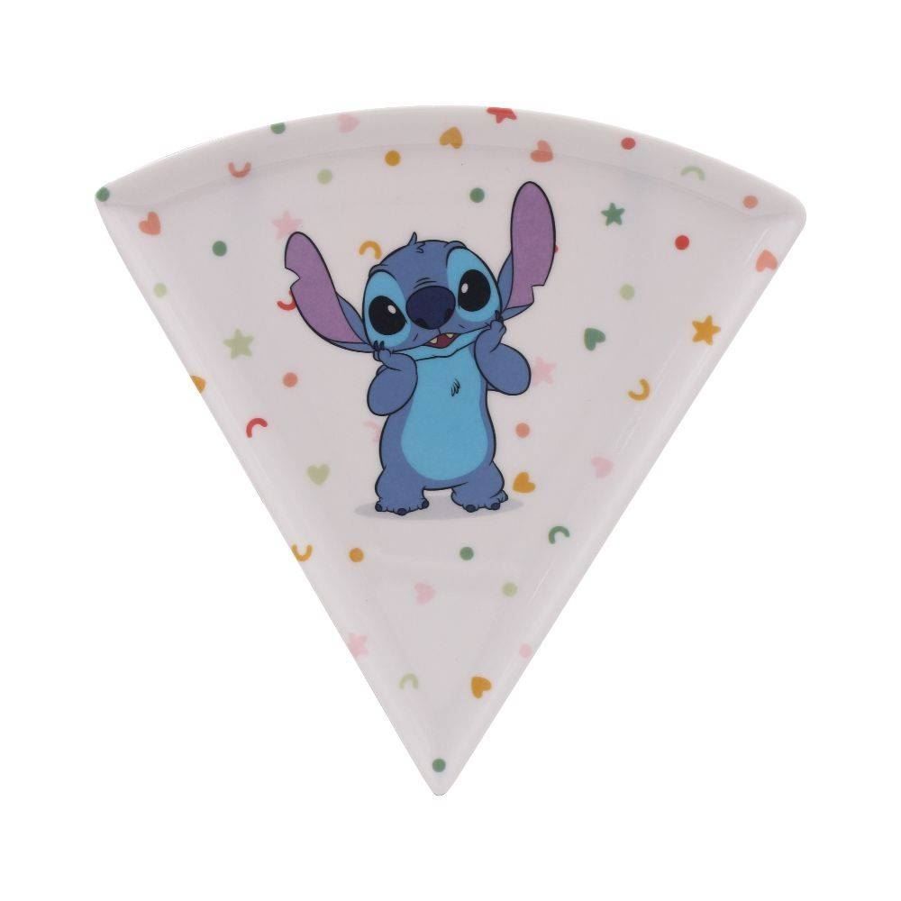 Prato Raso de Pizza Disney Stitch 22Cm - Icons